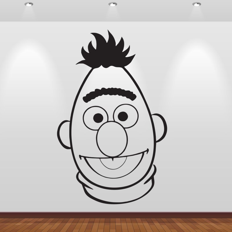 Preview: 46178 Bert Sesamstraße Wandsticker